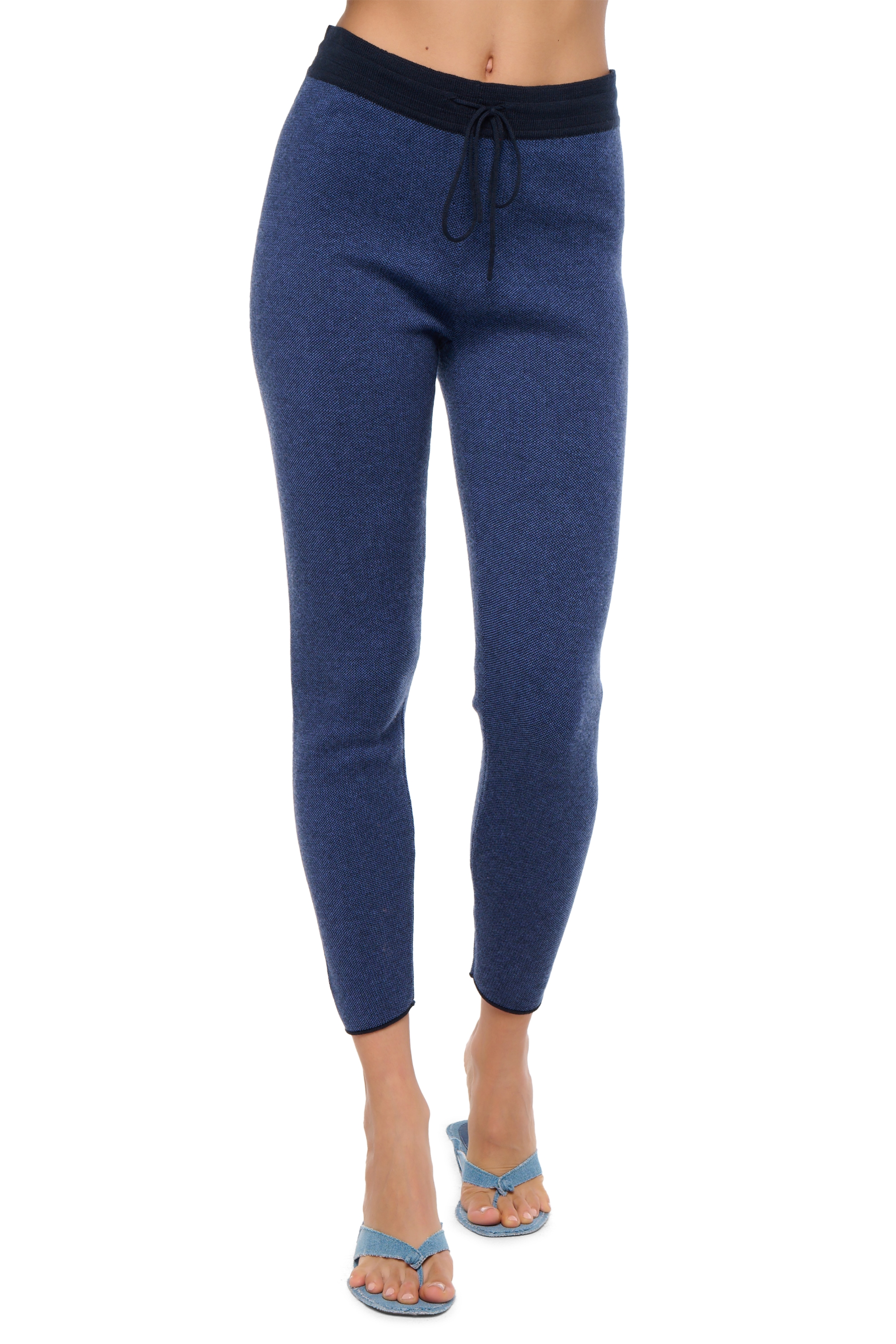 Baumwolle & Cashmere kachmir damenhose legging shiloh blue s